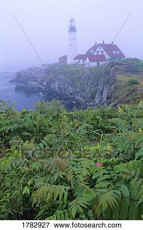 Stock Photo - Portland Head Lighthouse, Maine. Fotosearch