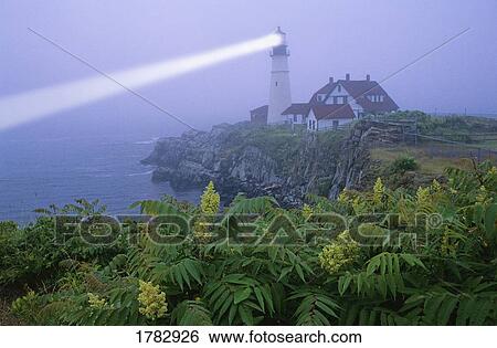 Stock Photograph - Portland Head Lighthouse. Fotosearch