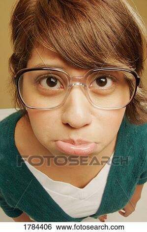 Stock Photograph - Pouty girl. Fotosearch
