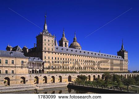 San Lorenzo de El Escorial monastery and palace, burial place of Spanish Monarchs View Large Photo Image Stock Photo - San Lorenzo de El Escorial monastery and palace, burial place of Spanish Monarchs. Fotosearch