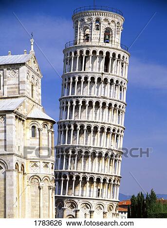 Stock Photograph - The Leaning Tower of Pisa. Fotosearch