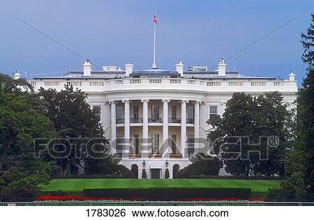 Stock Photograph - The White House . Fotosearch