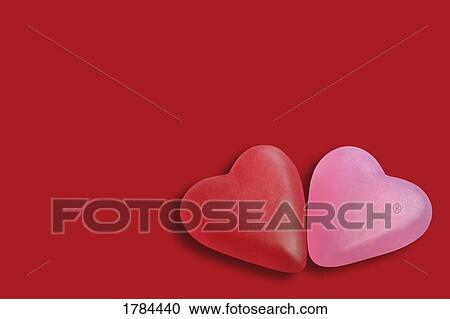 Stock Image - Valentine's Day hearts. Fotosearch