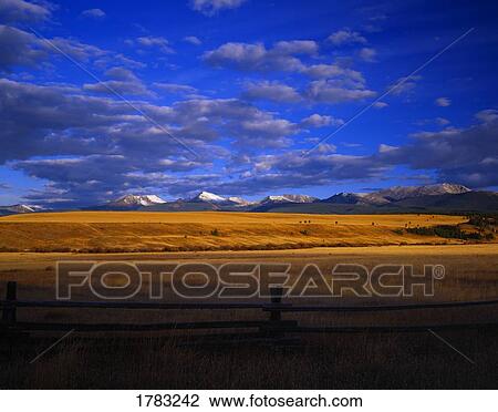 Stock Image - View of Anaconda Range. Fotosearch