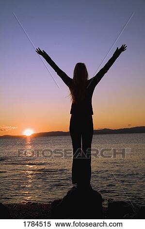 Stock Photography - Woman worshipping. Fotosearch