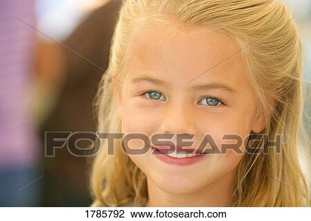 Stock Image - A young girl. Fotosearch