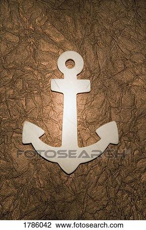 Anchor on textured background View Large Photo Image Stock Image - Anchor on textured background. Fotosearch