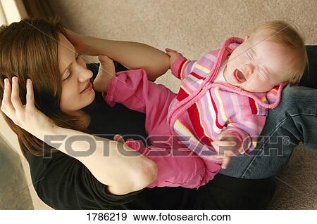Stock Photo - Baby screaming. Fotosearch