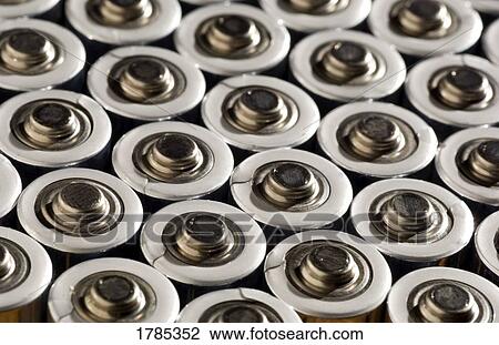 Stock Image - Batteries. Fotosearch