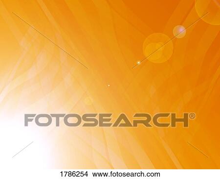 Picture - Brilliant orange abstract background. Fotosearch
