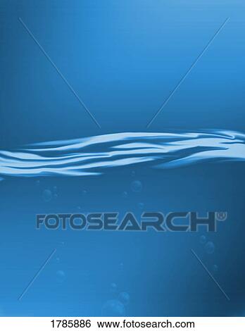 Stock Photograph - Bubbles in water. Fotosearch