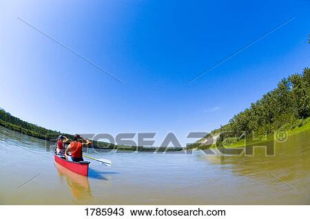 Stock Image - Canoeing. Fotosearch