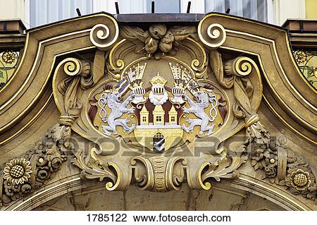 Coat of Arms, Old Town, Prague, Czech Republic View Large Photo Image Stock Image - Coat of Arms, Old Town, Prague, Czech Republic. Fotosearch