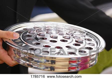 Stock Photograph - Communion glasses. Fotosearch