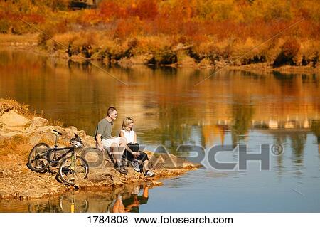 Stock Photo - Couple spending time together. Fotosearch