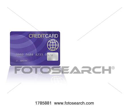Stock Image - Credit Card. Fotosearch