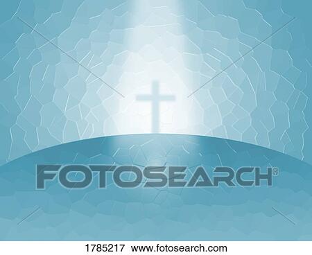 Cross on hill View Large Photo Image Stock Photo - Cross on hill. Fotosearch
