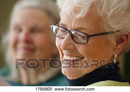 Stock Image - Elderly women. Fotosearch
