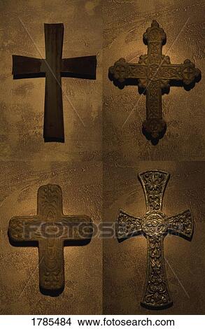 Picture - Four crosses. Fotosearch