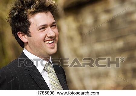 Stock Photo - Happy businessman. Fotosearch