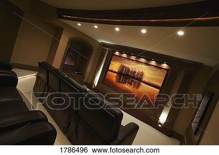 Stock Photograph - Home Theatre. Fotosearch