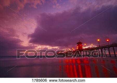 Huntington Beach View Large Photo Image Stock Photograph - Huntington Beach. Fotosearch