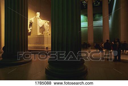 Lincoln Memorial View Large Photo Image Stock Photo - Lincoln Memorial. Fotosearch
