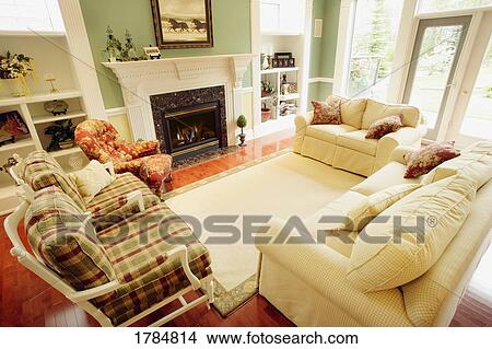 Living Room View Large Photo Image Picture - Living Room. Fotosearch