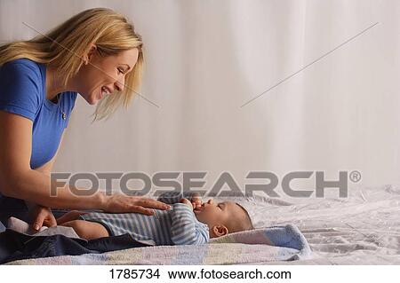 Picture - Loving mom. Fotosearch