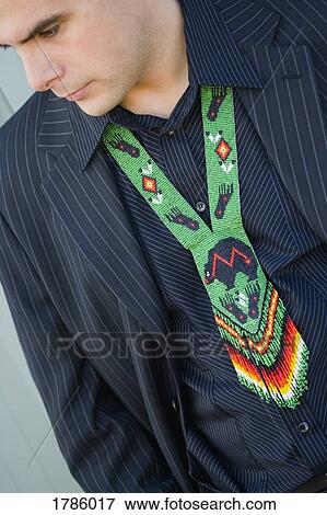 Man and Native American necklace View Large Photo Image Stock Photo - Man and Native American necklace. Fotosearch