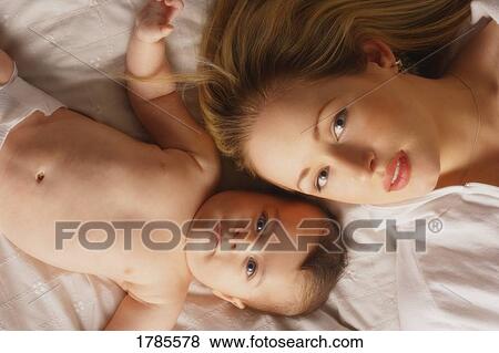 Stock Photo - Mother and baby. Fotosearch