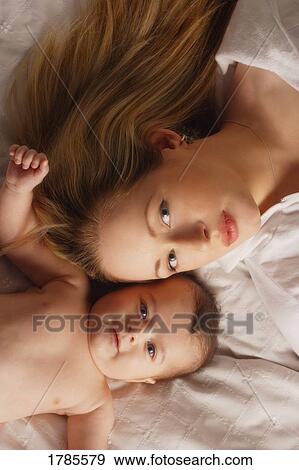 Mother and baby View Large Photo Image Stock Photo - Mother and baby. Fotosearch