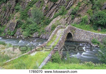 Stock Image - Old Stone Bridge. Fotosearch