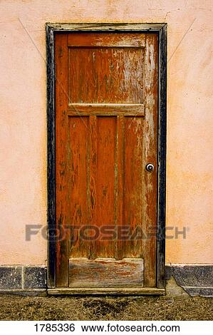 Stock Photograph - Old weathered door. Fotosearch