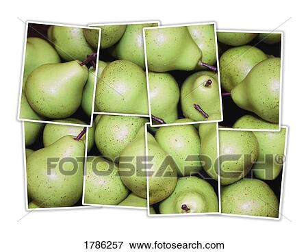 Stock Photo - Pear photo montage. Fotosearch