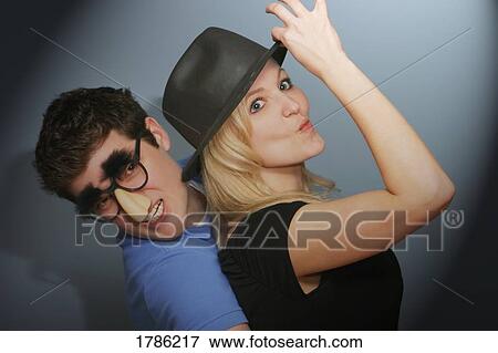 Stock Photo - Portrait of a couple. Fotosearch