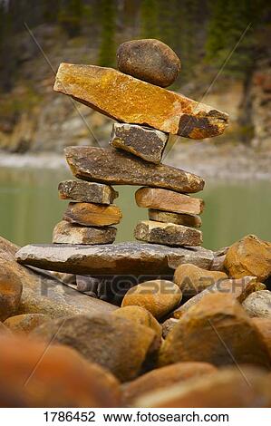 Stock Image - Rock art figure. Fotosearch