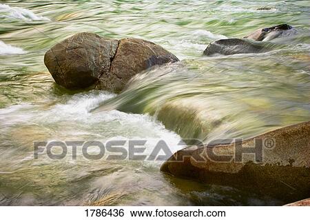 Rushing water View Large Photo Image Stock Photograph - Rushing water. Fotosearch