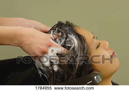Shampooing Hair View Large Photo Image Stock Photography - Shampooing Hair. Fotosearch
