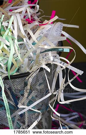Shredded paper View Large Photo Image Stock Image - Shredded paper. Fotosearch