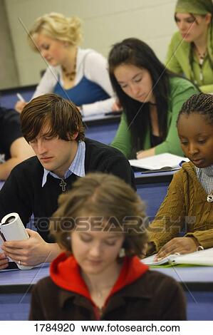 Students working in a classroom View Large Photo Image Stock Image - Students working in a classroom. Fotosearch