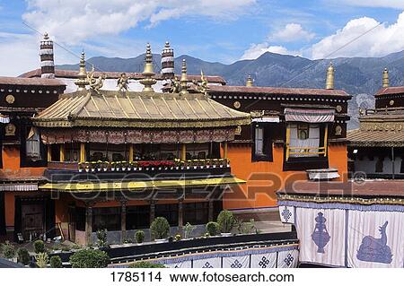 The Jokhang, Lhasa, Tibet, China View Large Photo Image Picture - The Jokhang, Lhasa, Tibet, China. Fotosearch