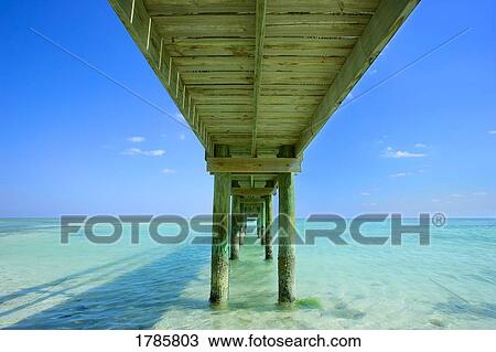 Underneath a pier View Large Photo Image Stock Image - Underneath a pier. Fotosearch