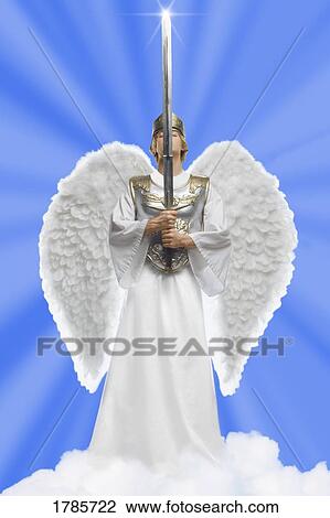 Stock Image - Warrior angel. Fotosearch