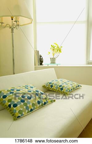 White living space View Large Photo Image Stock Photo - White living space. Fotosearch