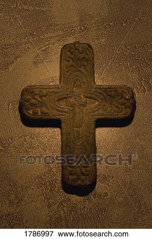 Stock Photo - Ancient cross. Fotosearch