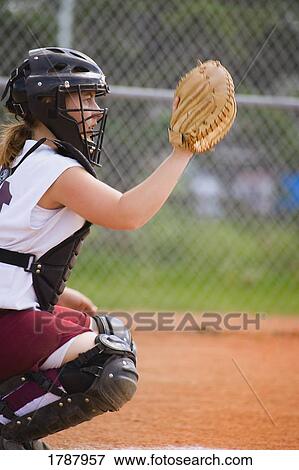 Back-catcher View Large Photo Image Stock Photo - Back-catcher. Fotosearch