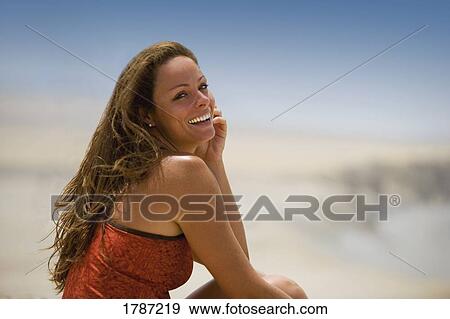 Stock Photo - Beautiful Woman. Fotosearch