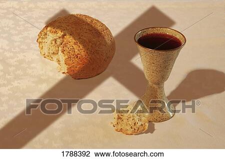 Stock Image - Communion elements . Fotosearch