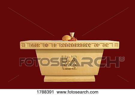 Communion table View Large Photo Image Stock Image - Communion table. Fotosearch